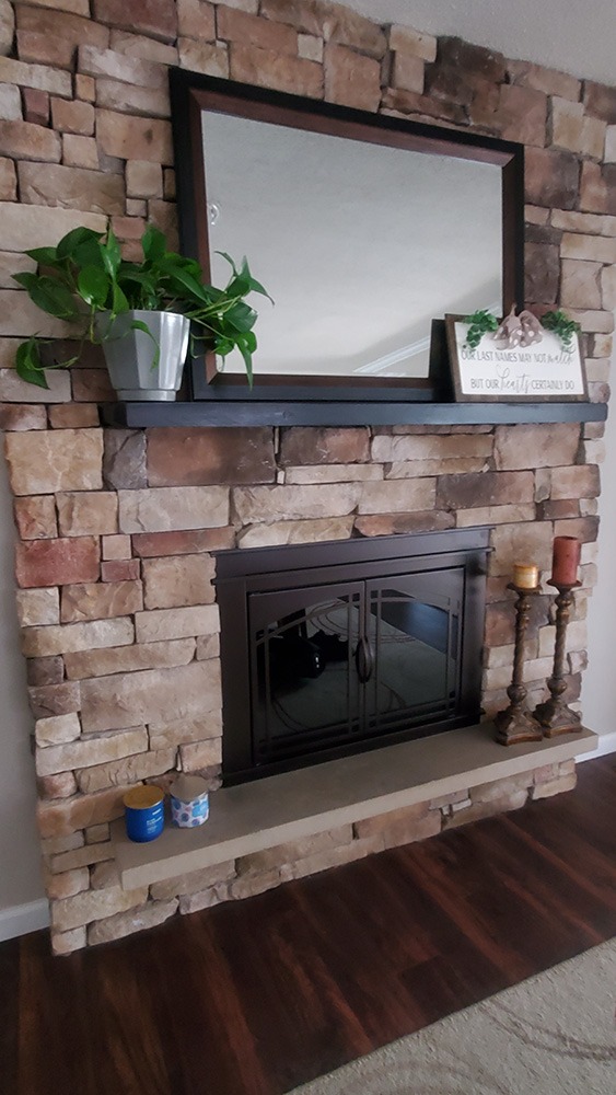 Pleasant Hearth FN-5700 Fenwick Fireplace Glass Door, Oil Rubbed Bronze, Small customer photo 2