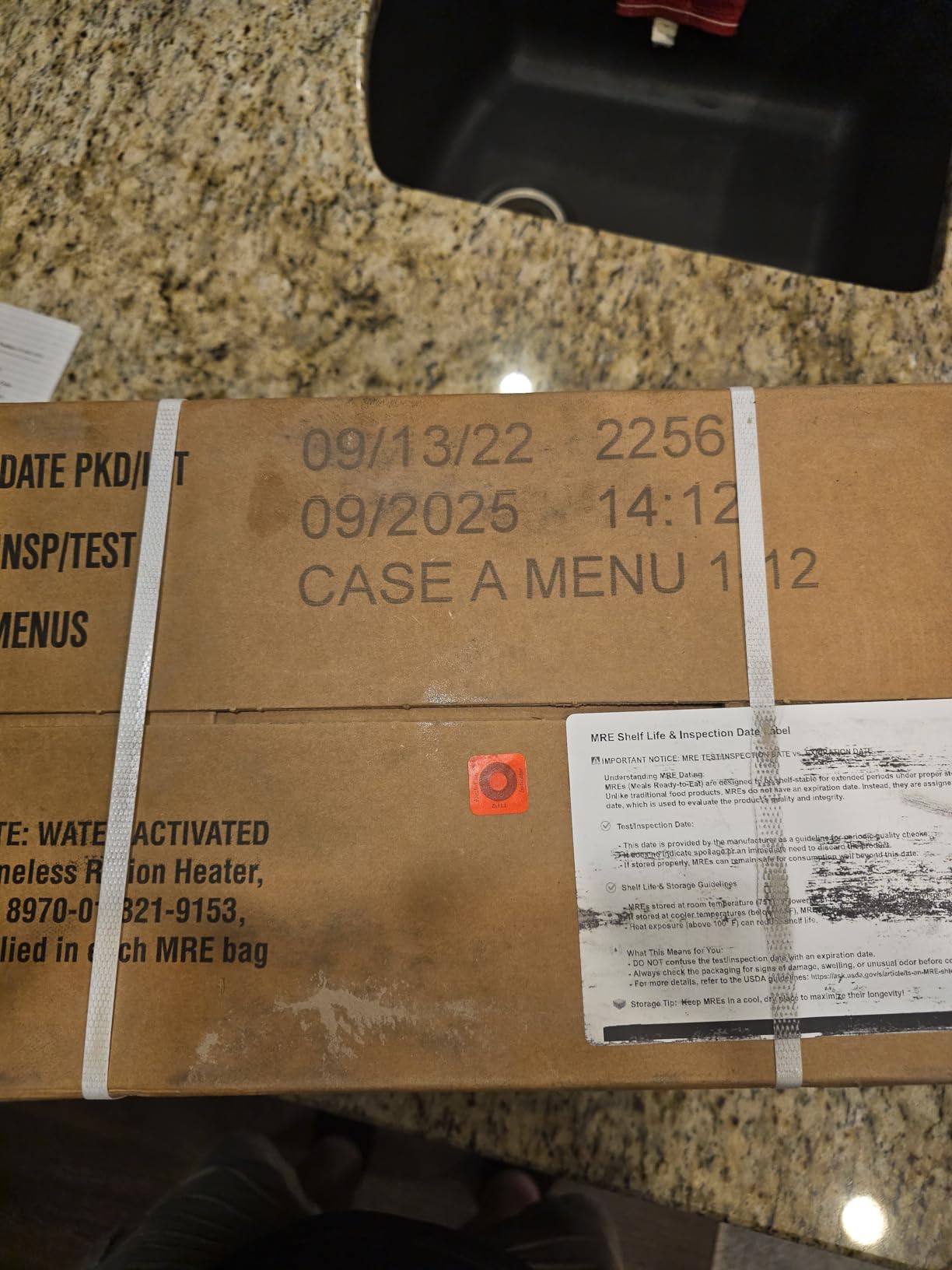 Ammo Can Man MREs (Meals Ready-to-Eat) Box A, Genuine U.S. Military Surplus, Menus 1-12 by Rothco customer photo 1