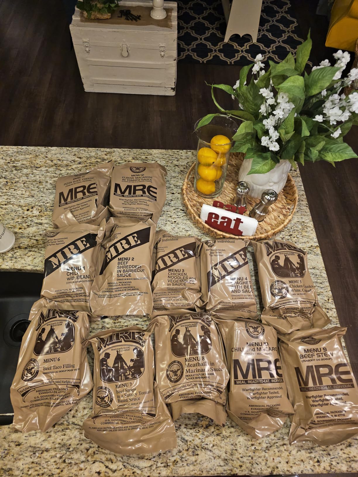 Ammo Can Man MREs (Meals Ready-to-Eat) Box A, Genuine U.S. Military Surplus, Menus 1-12 by Rothco customer photo 2
