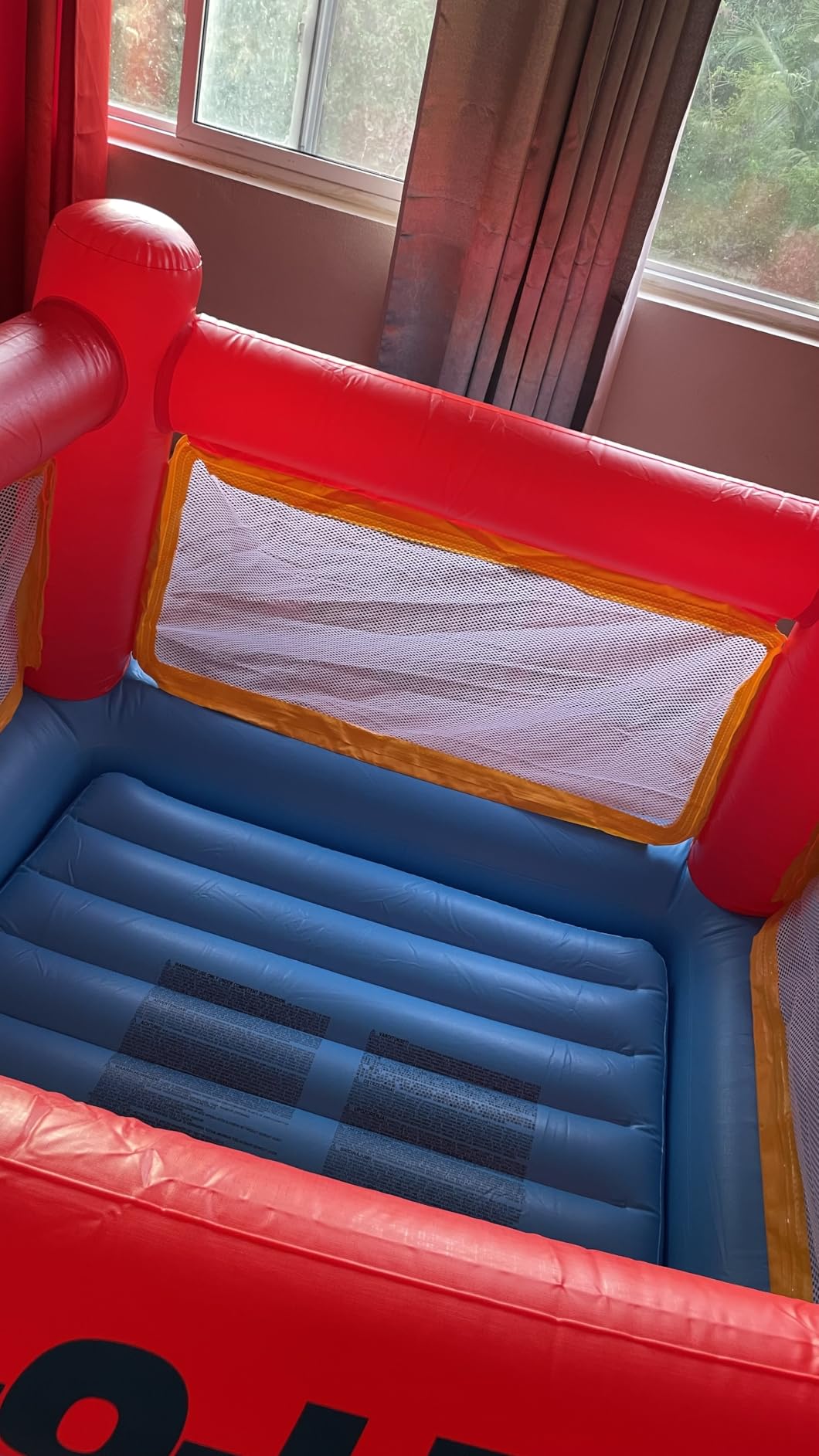 Intex Inflatable Jump-O-Lene Trampoline Bounce House with Crawl-Thru Door & Net - Indoor & Outdoor Bouncy Playhouse customer photo 1