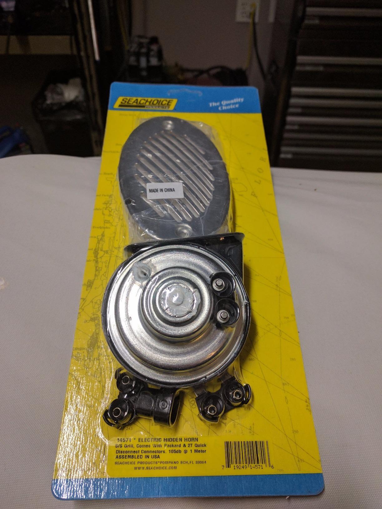 Seachoice Hidden Boat Horn, ABYC and NMMA Standard, Stainless Steel Cover customer photo 2