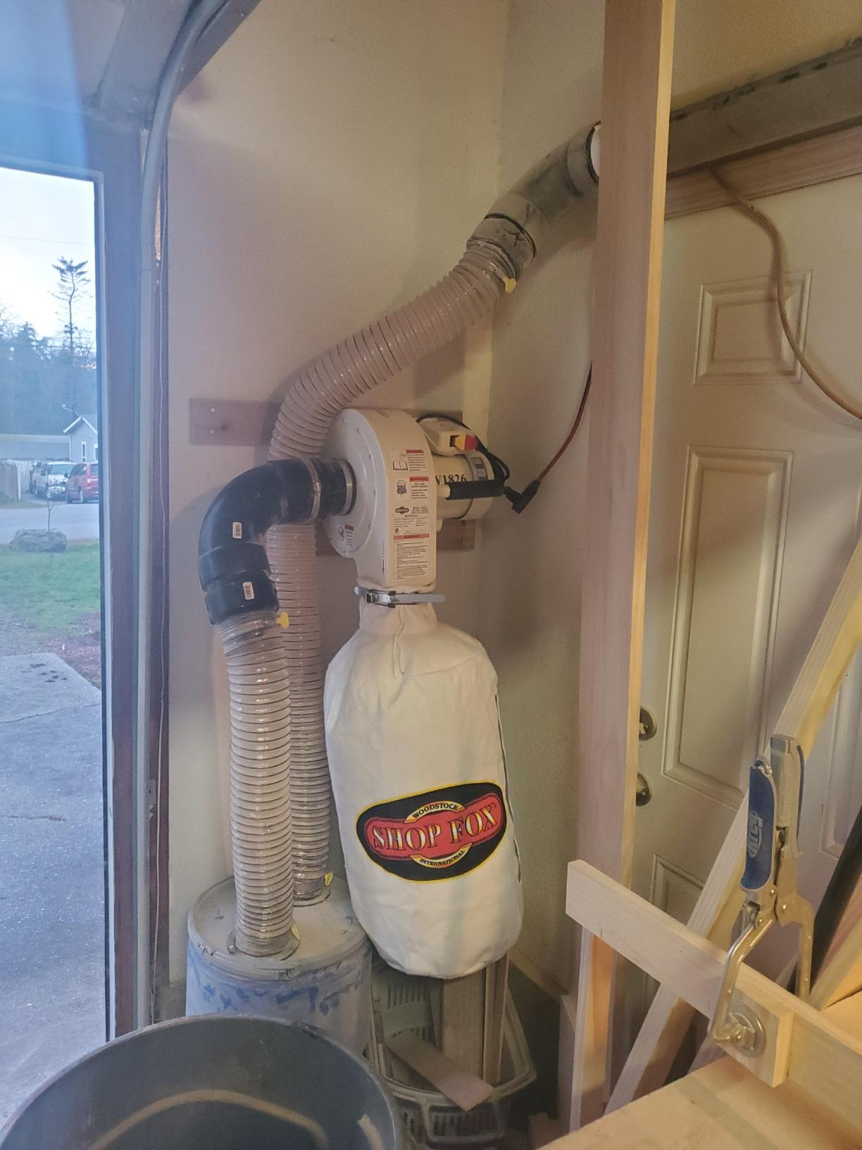 Shop Fox W1826 Wall Dust Collector, 2.5 Micron Filtration customer photo 2