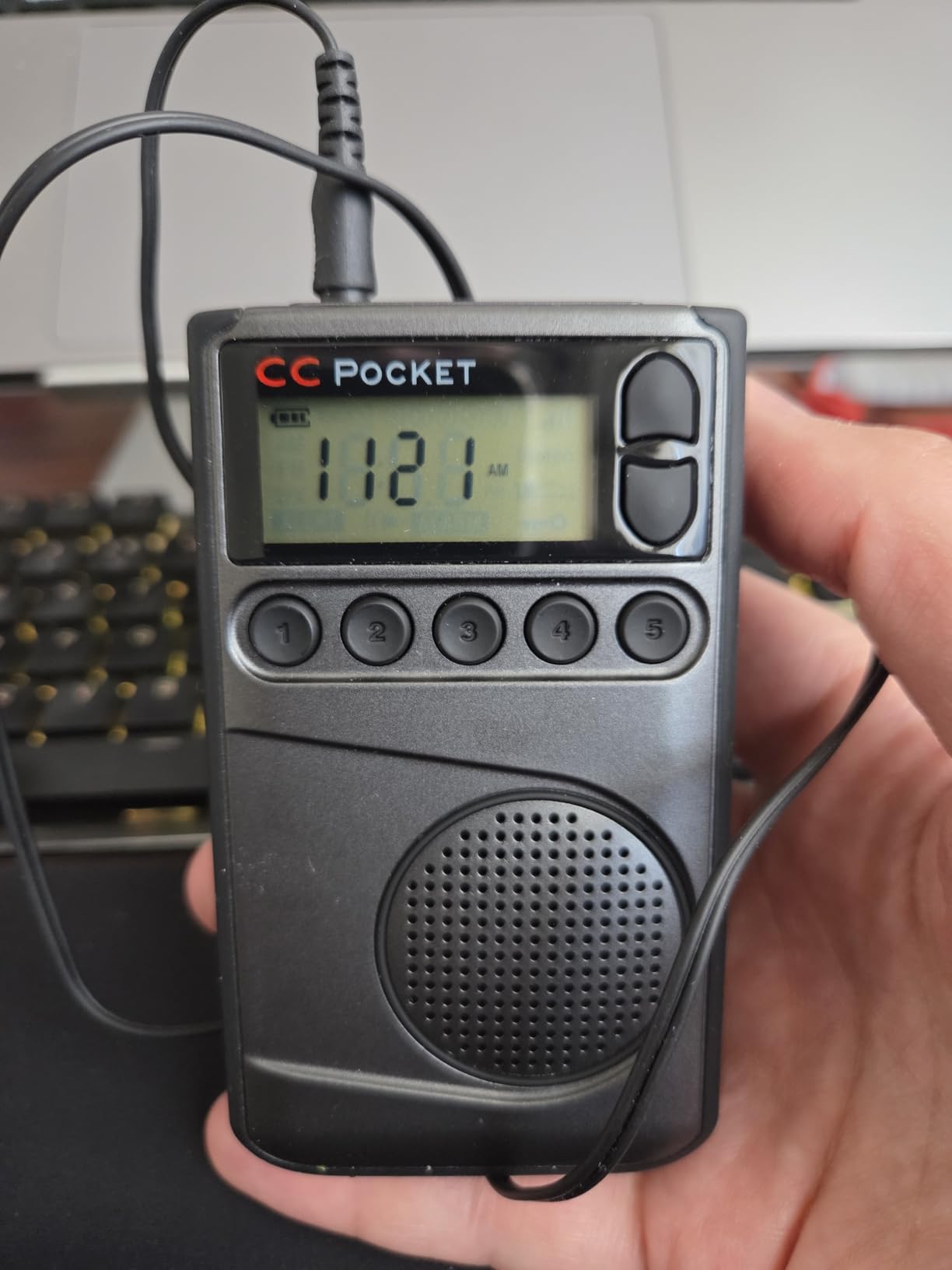 C. Crane CC Pocket AM FM and NOAA Weather Radio with Clock and Sleep Timer customer photo 1