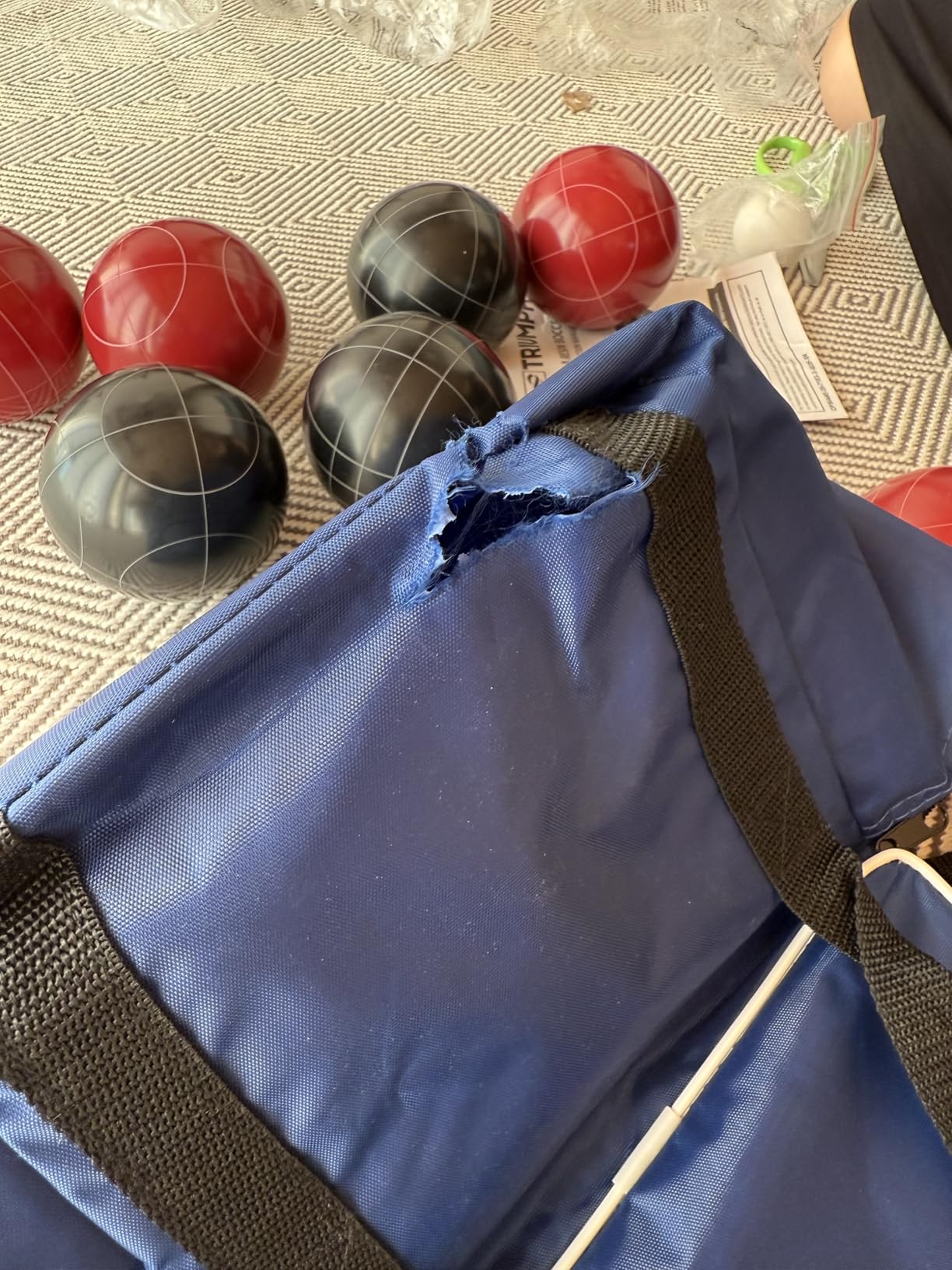 Triumph Sports Competition 100mm Resin Bocce Ball Outdoor Game Set with Carrying Bag for Easy Storage,Multi,One Size,35-7103-3 customer photo 2