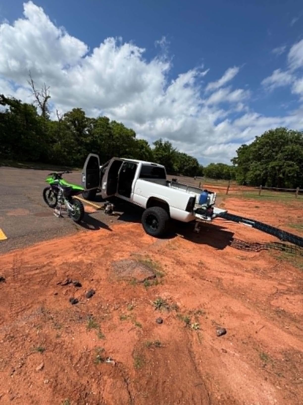 Titan Ramps 2-Pack 10-Feet Folding Aluminum ATV Arched Loading Ramp, Black - Portable and Compact with 1,200-Pound Capacity and Serrated Traction for Truck Bed or Trailer customer photo 1