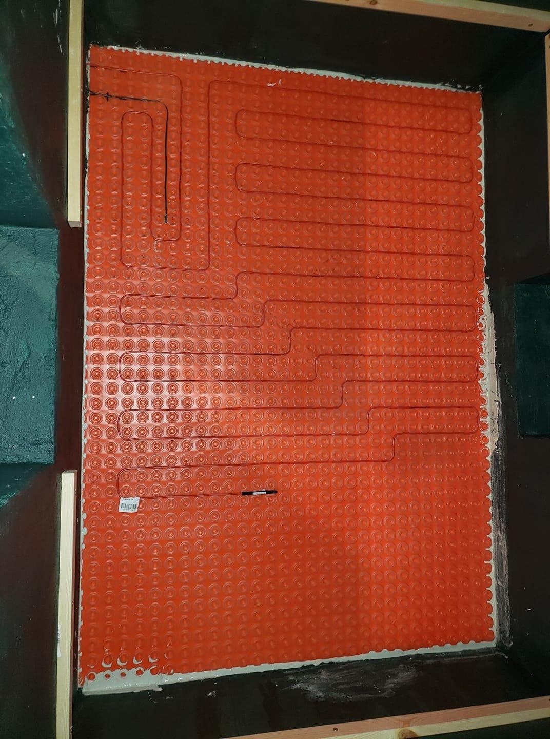 40 sqft Heatwave Electric Floor Heating Kit with Thermostat | Heated floor system for bathrooms & kitchens | Programmable GFCI thermostat with sensor | 110/120 volts & 480 watts customer photo 2