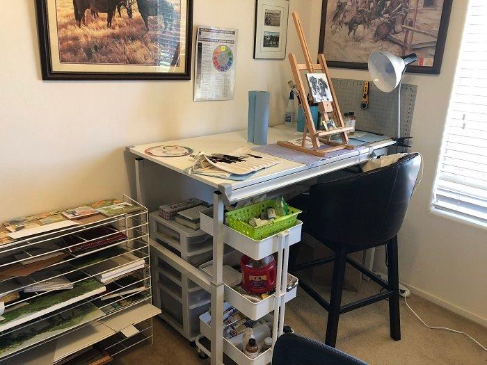 Studio Designs Graphix II Workstation - White/Gray 10211 customer photo 1