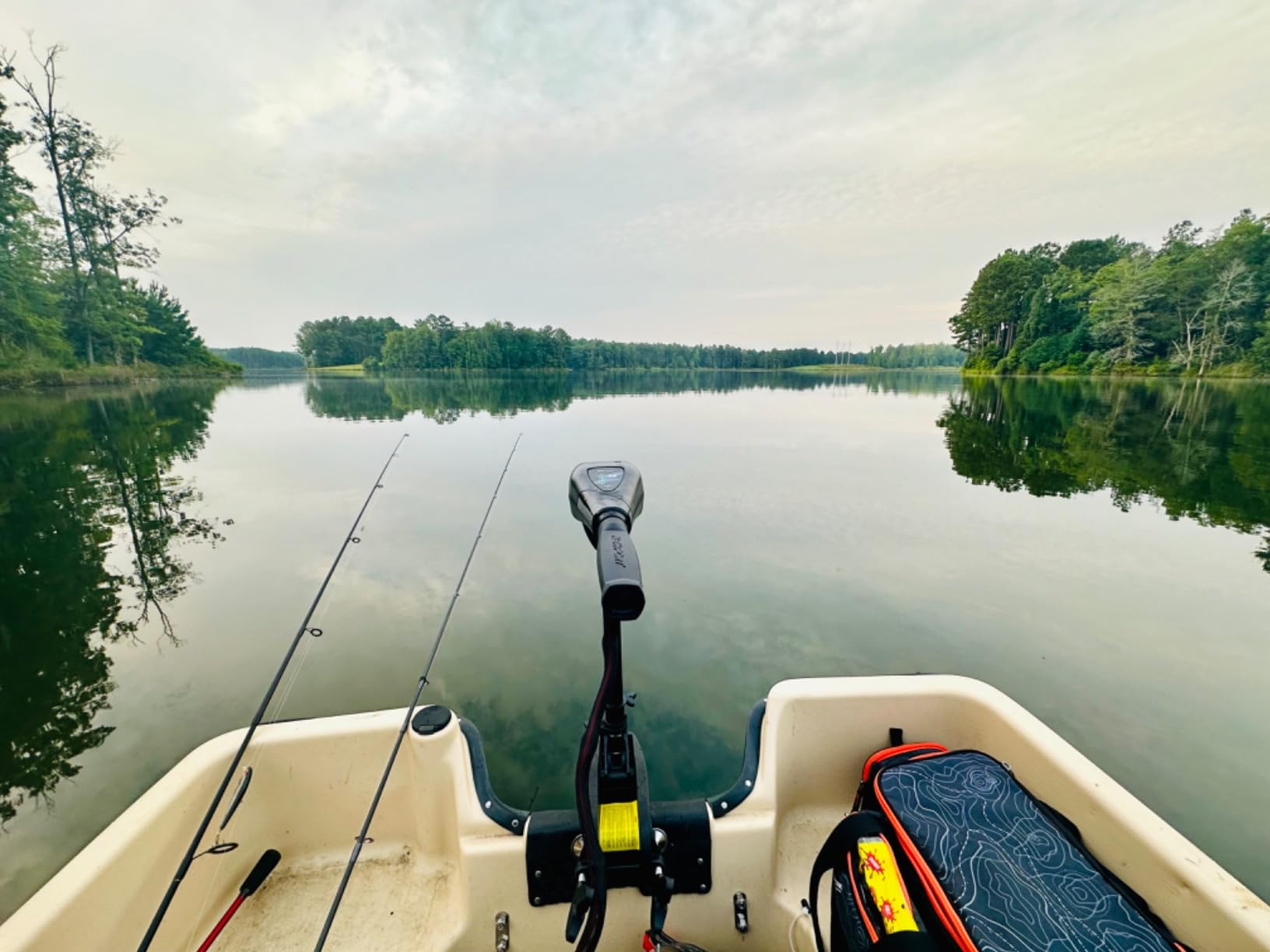 Newport NV-Series 55lb Thrust Saltwater Transom Mounted Trolling Electric Trolling Motor w/LED Battery Indicator customer photo 1