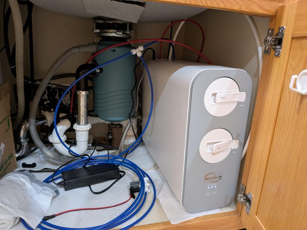 iSpring UVF11A UV Ultraviolet Light Water Filter with Smart Flow Control Switch 11W, 110V, 10-INCH customer photo 1