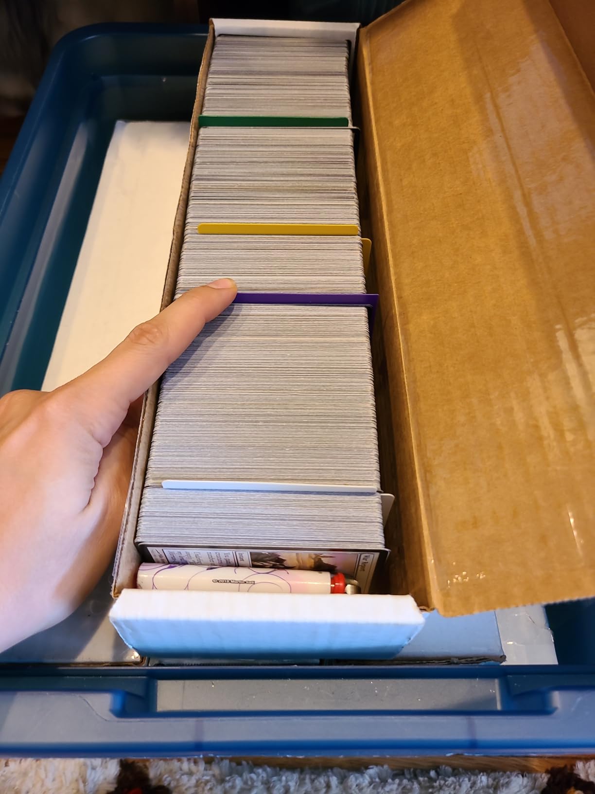 BCW 800ct Trading Card Storage Boxes - 3 Pack | Organizer for Sports Cards, MTG, Pokemon, and Card Games customer photo 1