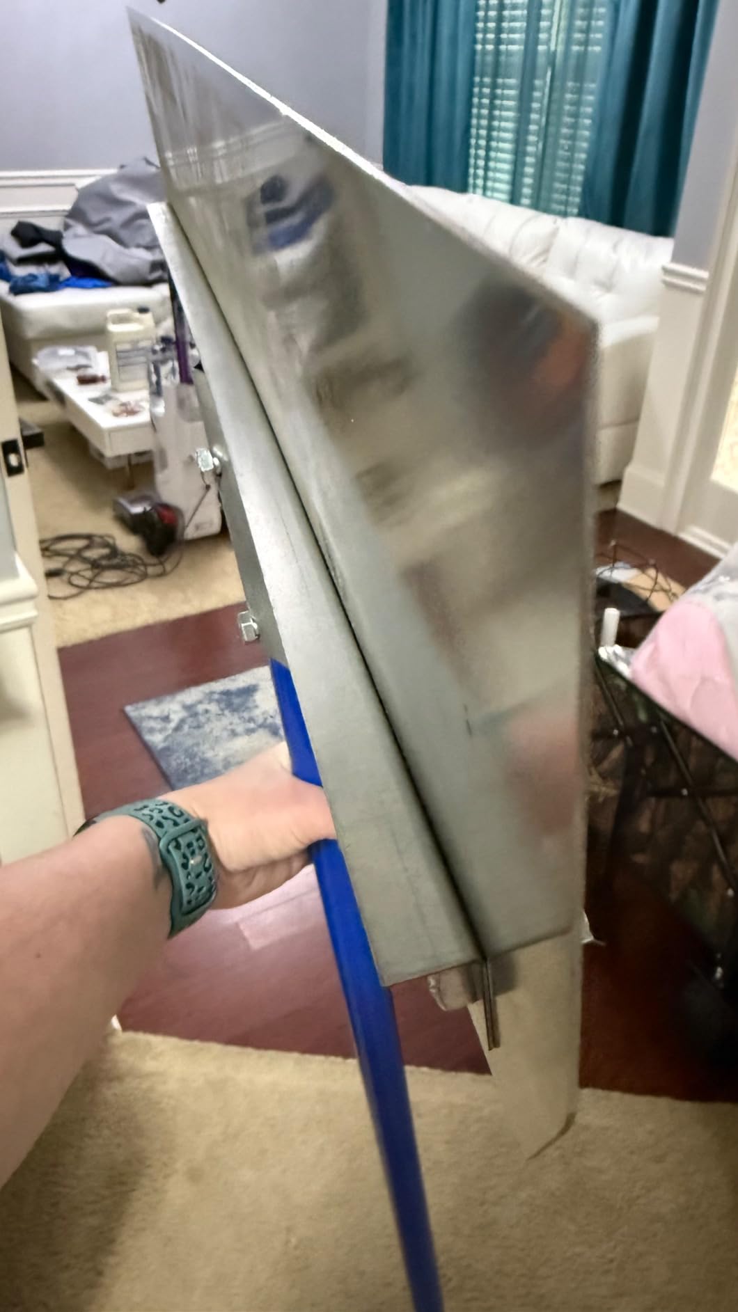MARSHALLTOWN Floor and Tile Scraper, 54 Inch Handle, 22 Inch Blade, Standard Floor Scraper, Made In The USA, FFS22 customer photo 2