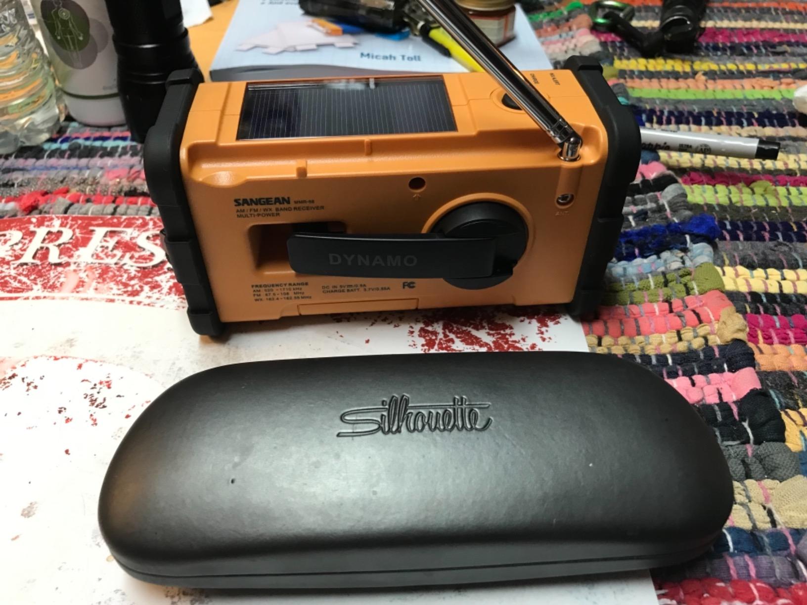 Sangean MMR-88 AM/FM/Weather+Alert Emergency Radio. Solar/Hand Crank/USB/Flashlight, Siren, Smartphone Charger customer photo 1