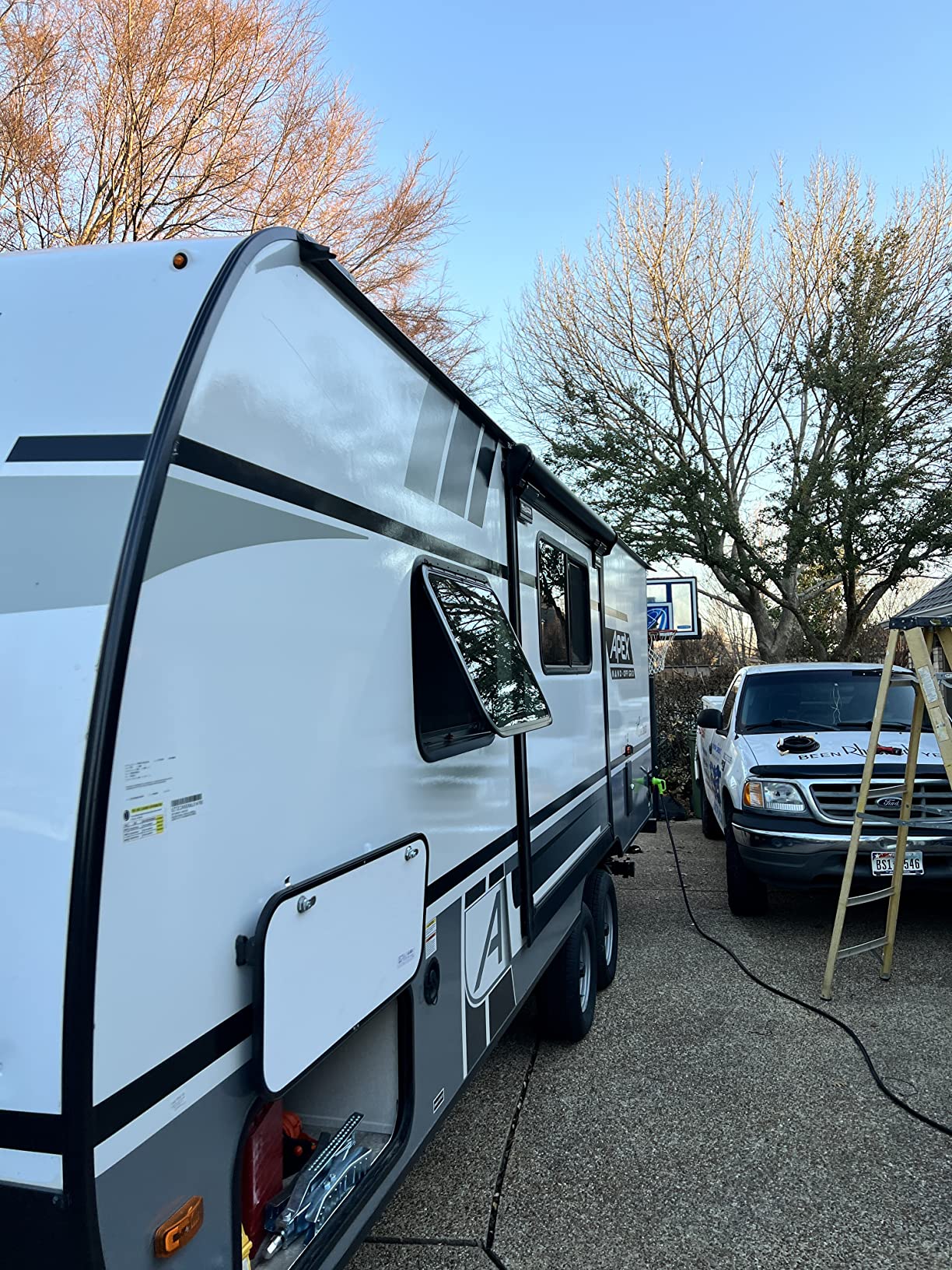 Solera 5000 Series Black Slide Topper RV Slide-Out Awning 7' (6'7