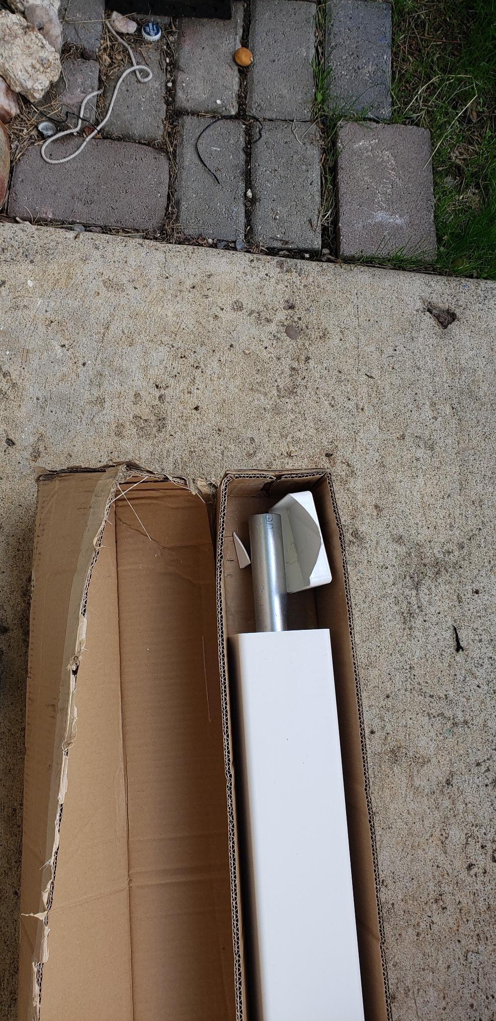 WamBam 4ft White Vinyl Finishing Post BL19042 | No Dig, Steel Pipe Anchor Kit, Permanent, For Nantucket, Sturbridge, Westport Fence & Gate Kits customer photo 2