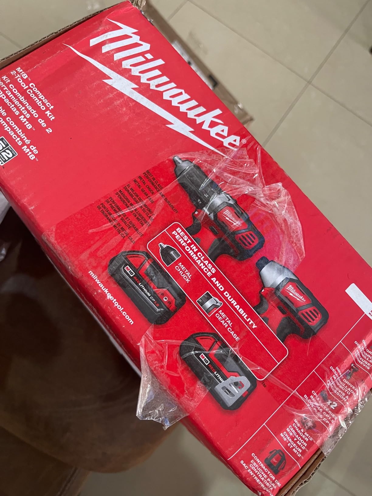 Milwaukee M18 Hammer Drill/Impact Driver XC Combo Kit (2-Tool) customer photo 1