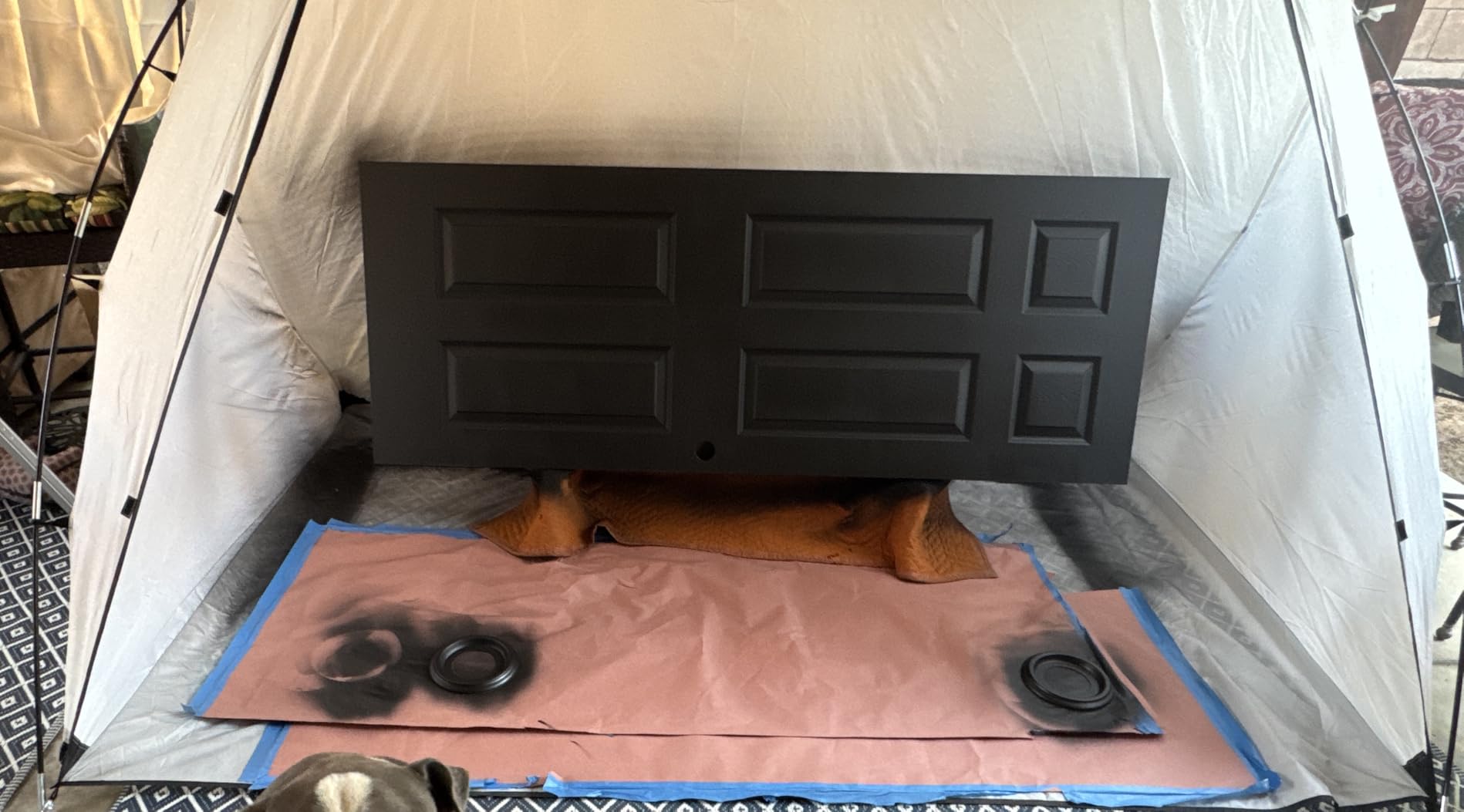 HomeRight Large Spray Shelter C900038 Portable Paint Booth for DIY Spray Painting, Hobby Paint Booth Tool Painting Station, Spray Paint Tent customer photo 2