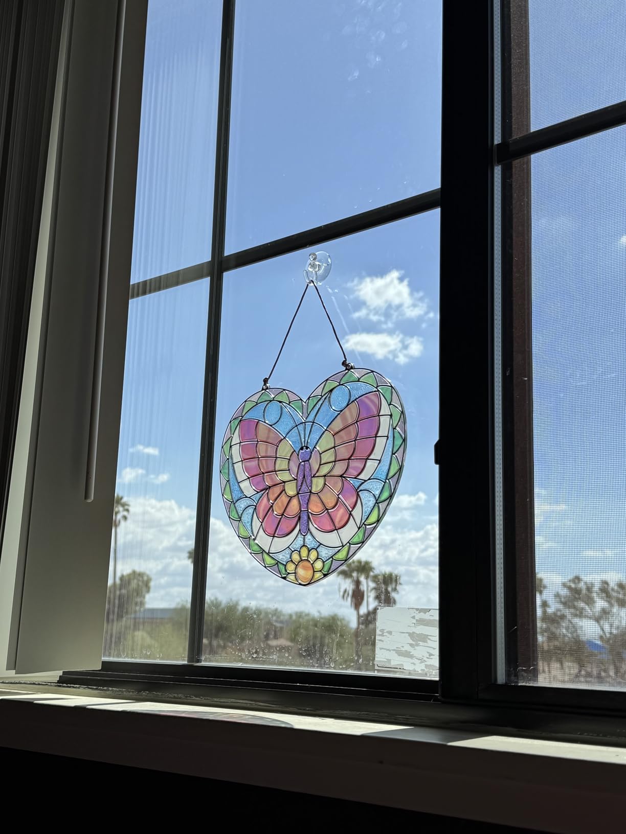 Melissa & Doug Stained Glass Made Easy Activity Kit: Butterfly - 140+ Stickers Kids Sticker Stained Glass Craft Kit; Sun Catchers for Kids Ages 5+ customer photo 1