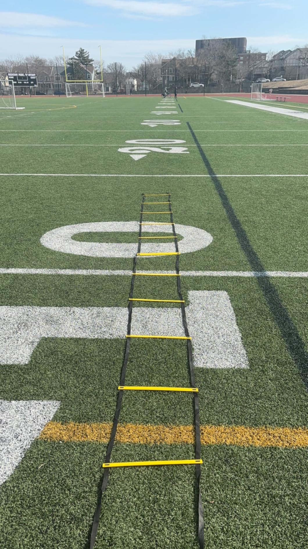 Teenitor Agility Ladder Speed Ladder Training Ladder for Soccer, Speed, Football Fitness Feet Training 13 rungs, 23 feet customer photo 1