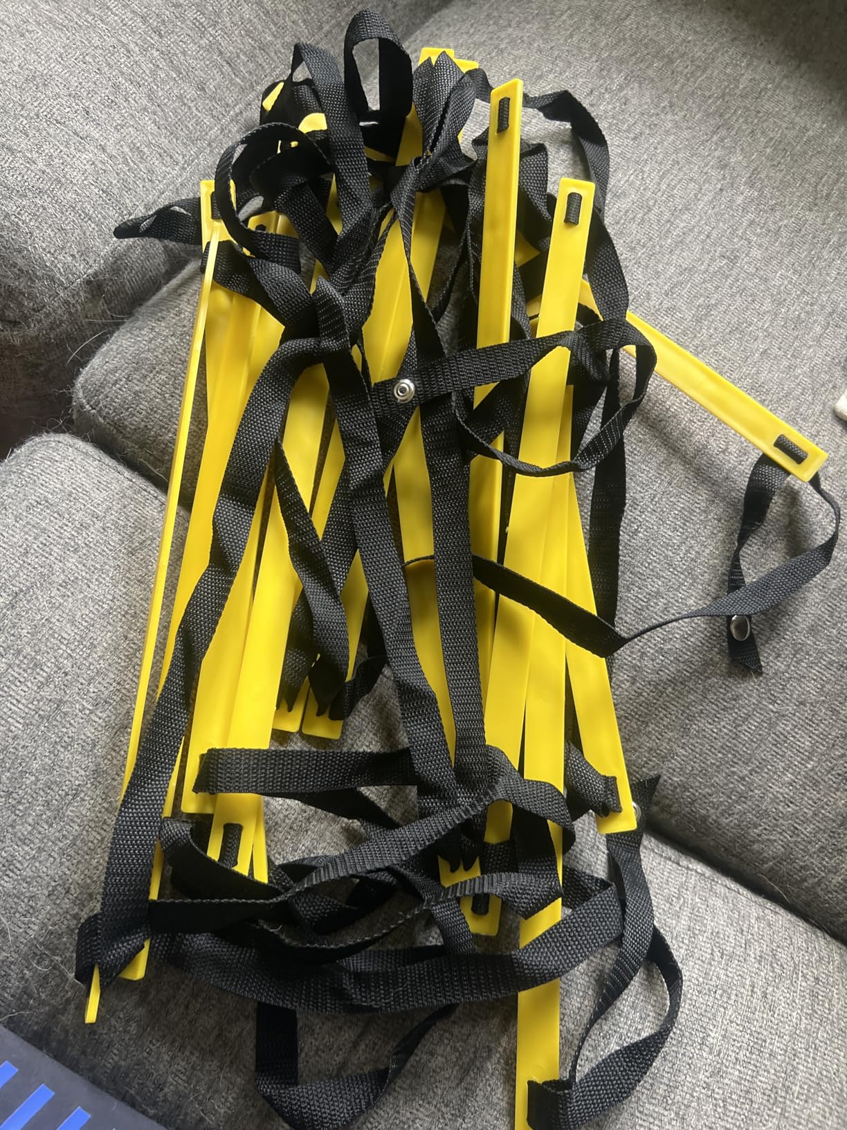 Teenitor Agility Ladder Speed Ladder Training Ladder for Soccer, Speed, Football Fitness Feet Training 13 rungs, 23 feet customer photo 2