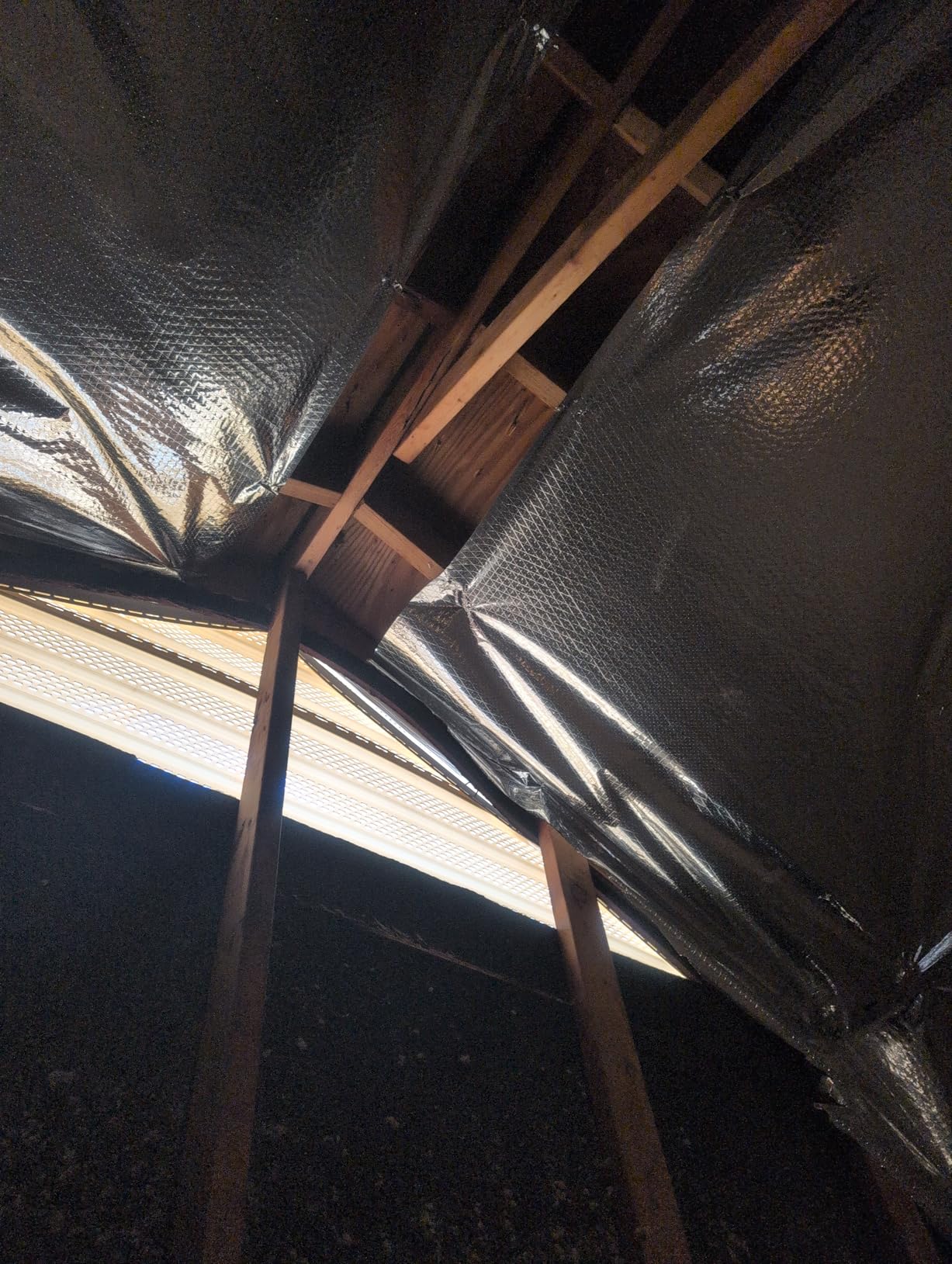 1000 sqft Diamond Radiant Barrier Solar Attic Foil Reflective Insulation 4x250 by AES customer photo 2