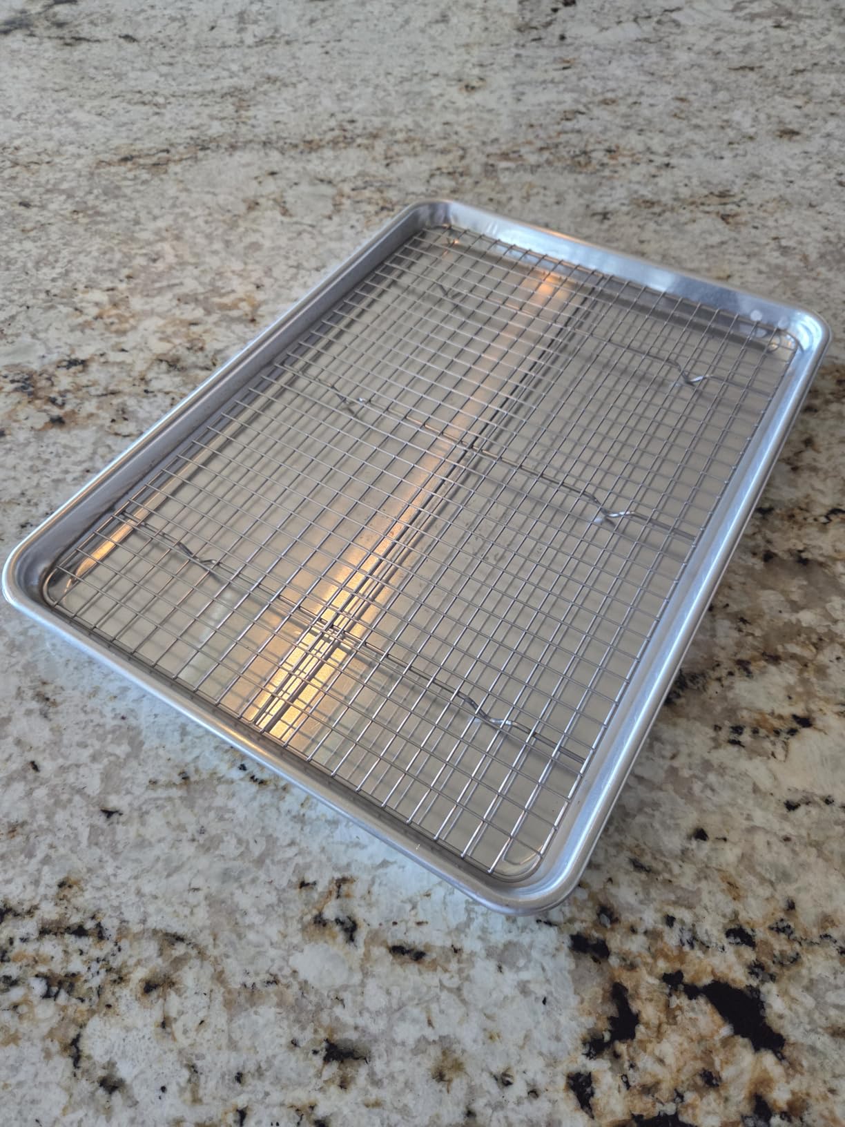 Checkered Chef Baking Sheet Pan and Cooling Rack - Half Sheet, 18