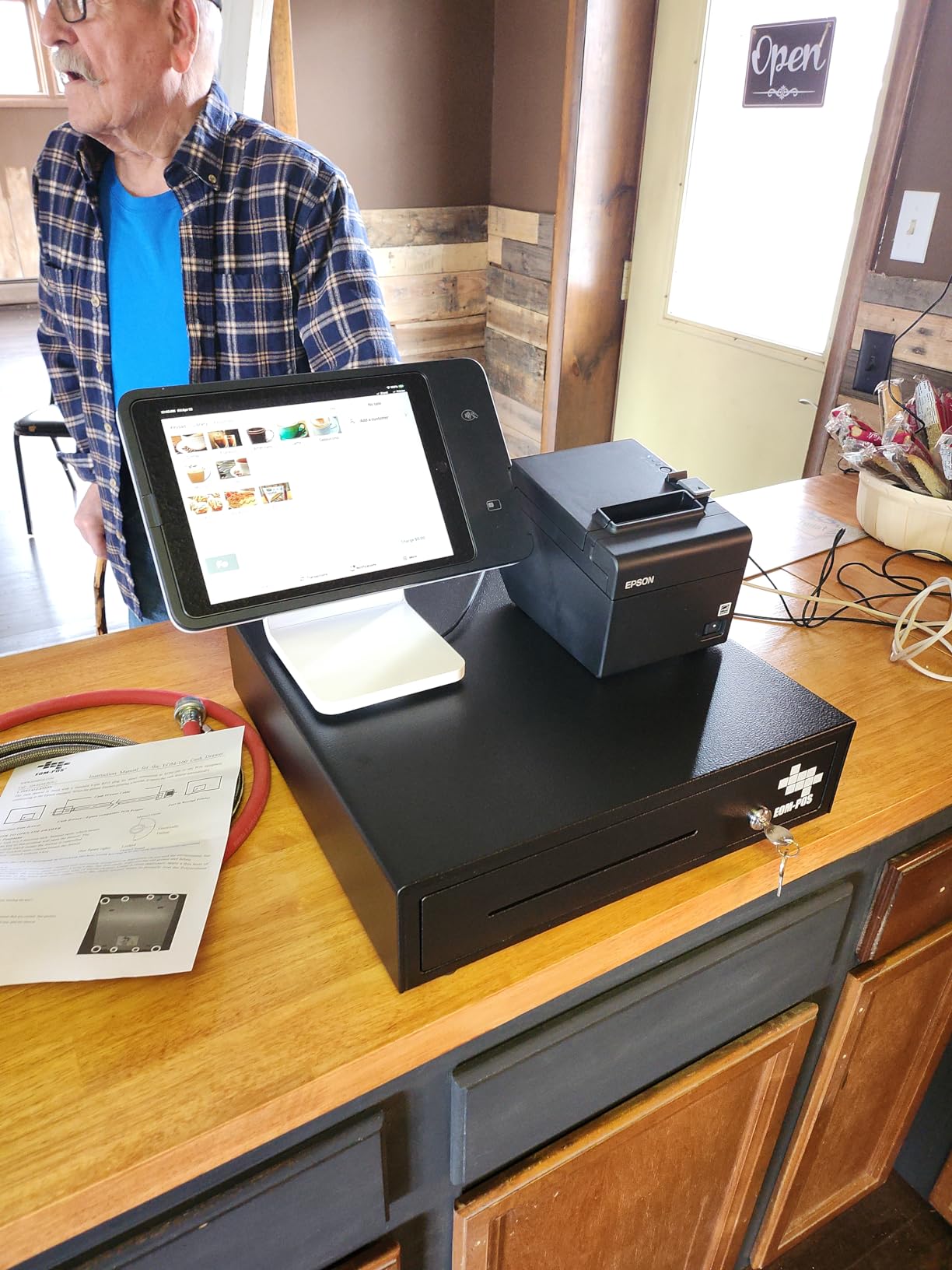 Hardware Bundle for Square - Cash Drawer and Thermal Receipt Printer,[Compatible with Square Stand and Square Register] customer photo 2