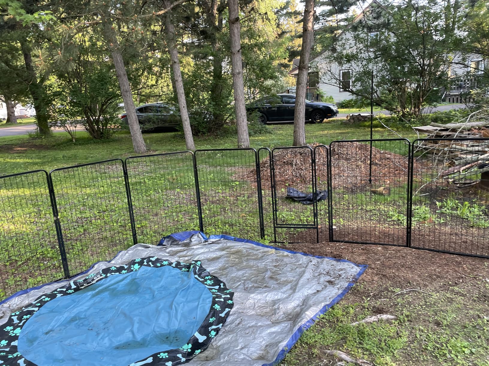 Yaheetech Dog Playpen Outdoor, 24 inch 16 Panels Dog Pen Indoor Heavy Duty Puppy Exercise Pen Metal Pet Fence for RV Camping/Yard/Garden customer photo 2
