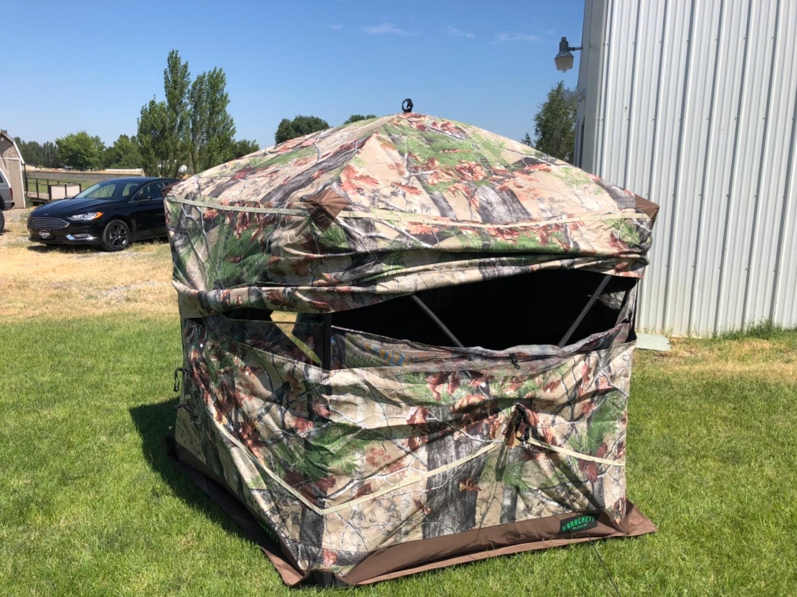 Barronett Ox Portable Hunting Blind, Pop-Up Hub Blind, Durable Oxhide Fabric, Panoramic Shooting Window, Bloodtrail Backwoods customer photo 1