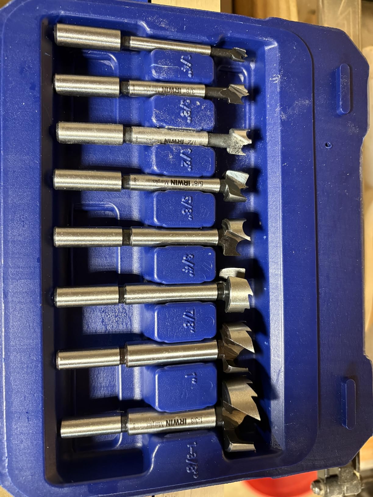 Irwin Tools IRWIN Marples Forstner Bit Set, Wood Drilling, 8 Piece (1966892) customer photo 1