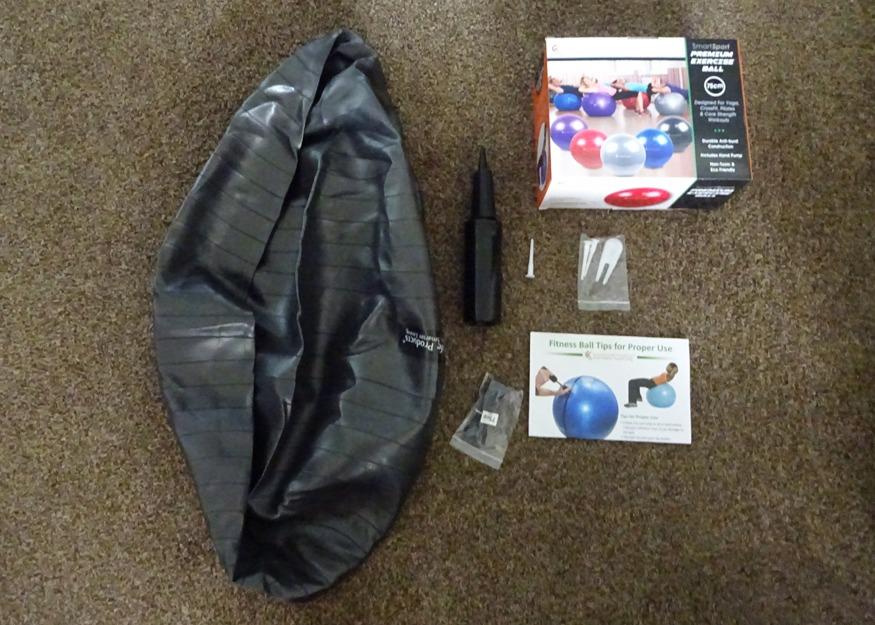 SmarterLife Exercise Ball Yoga Ball for Fitness, Balance, Stability, or Pregnancy, Gym Ball for Core Workout, Physical Therapy, Yoga Ball Chair for Office, Anti-Slip Anti-Burst customer photo 1
