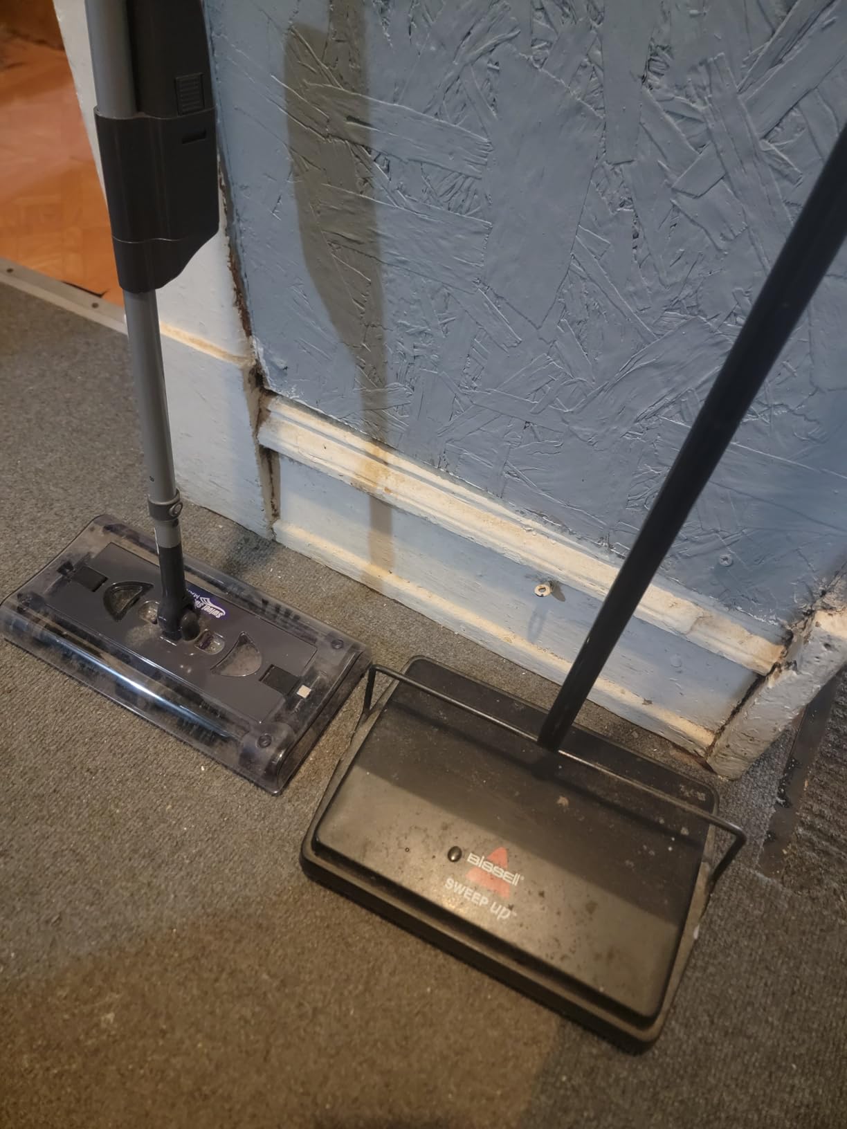Swivel Sweeper Max - Cordless Electric Floor and Carpet Sweeper with Rotating Brush for Efficient Cleaning, Quad Brush Technology- Purple customer photo 2