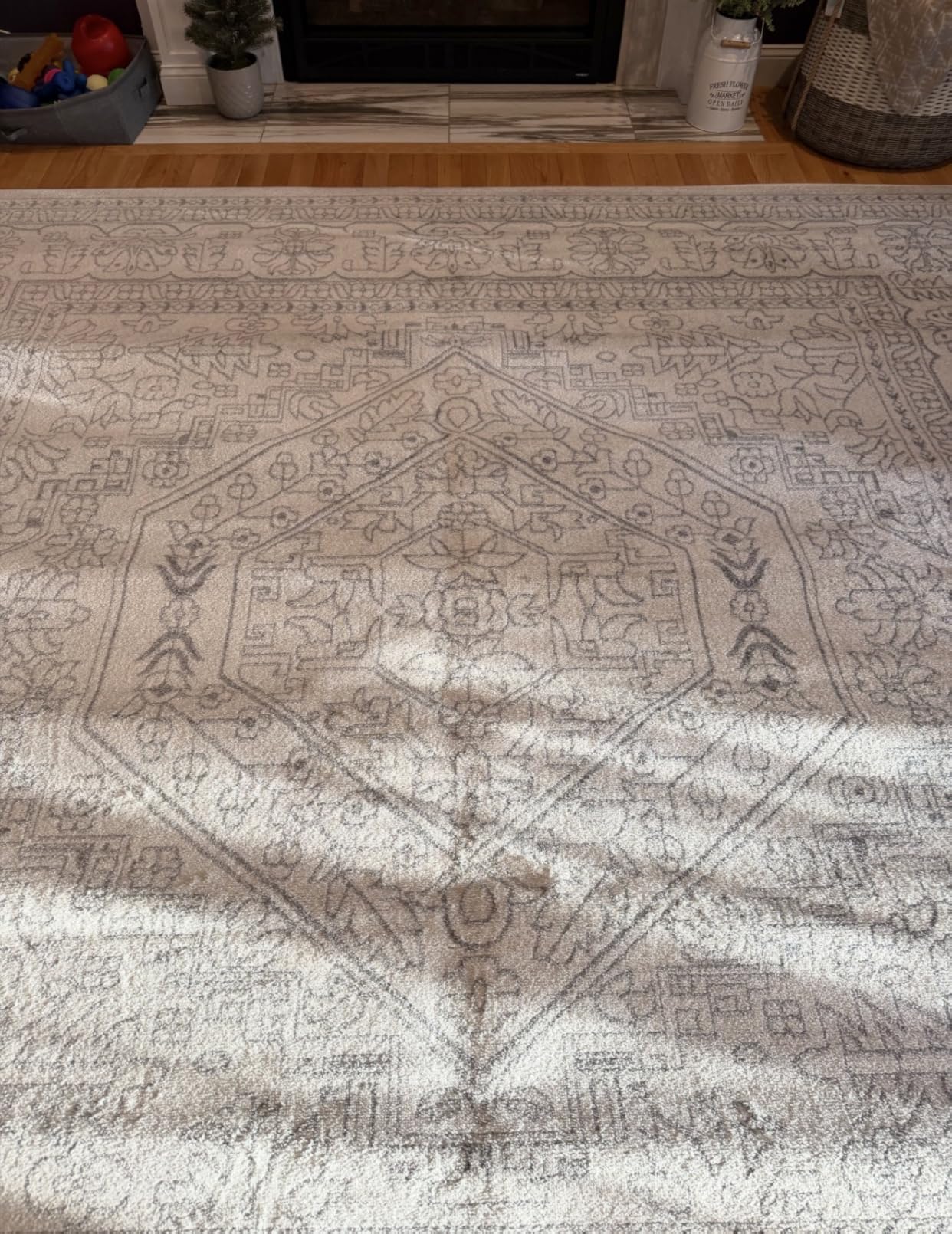 SAFAVIEH Area Rug 8x10 - Adirondack Collection - Large - Navy & Ivory, Oriental Medallion Design, Non-Shedding & Easy to Clean, Ideal for Living Room, Bedroom, Dining Space (ADR108N) customer photo 1