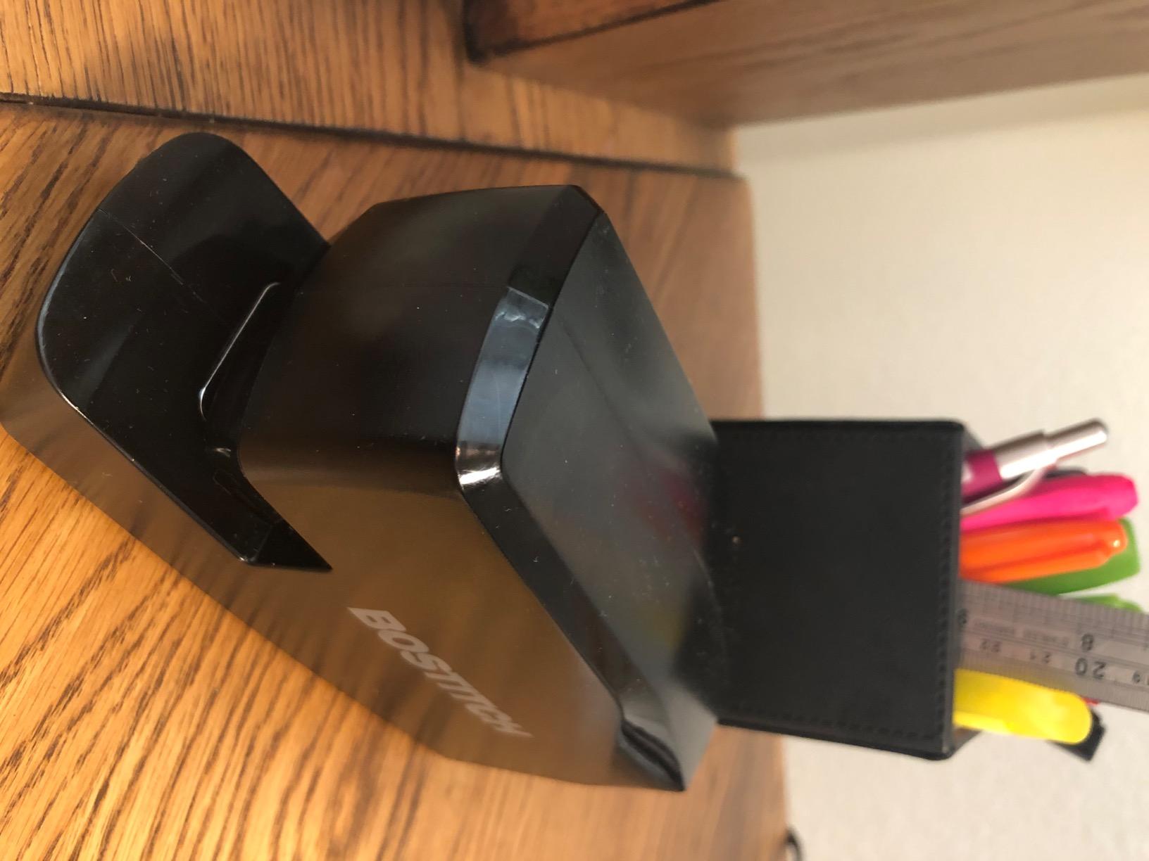 Bostitch Office Portable Electric Stapler, 20 Sheets, AC or Battery Powered, Black (MDS20-BLK) customer photo 2