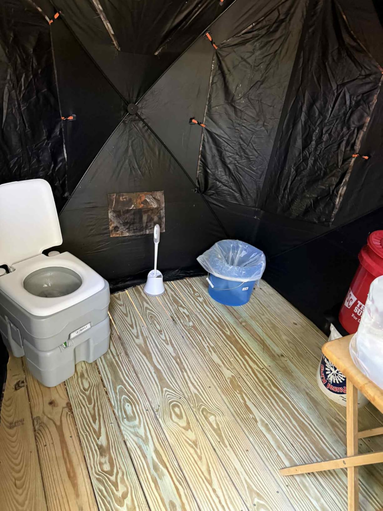 VINGLI Portable 5.3 Gallon Camping Toilet w/Carrying Bag, Large Capacity Tank for Camping, Boat/Truck customer photo 1