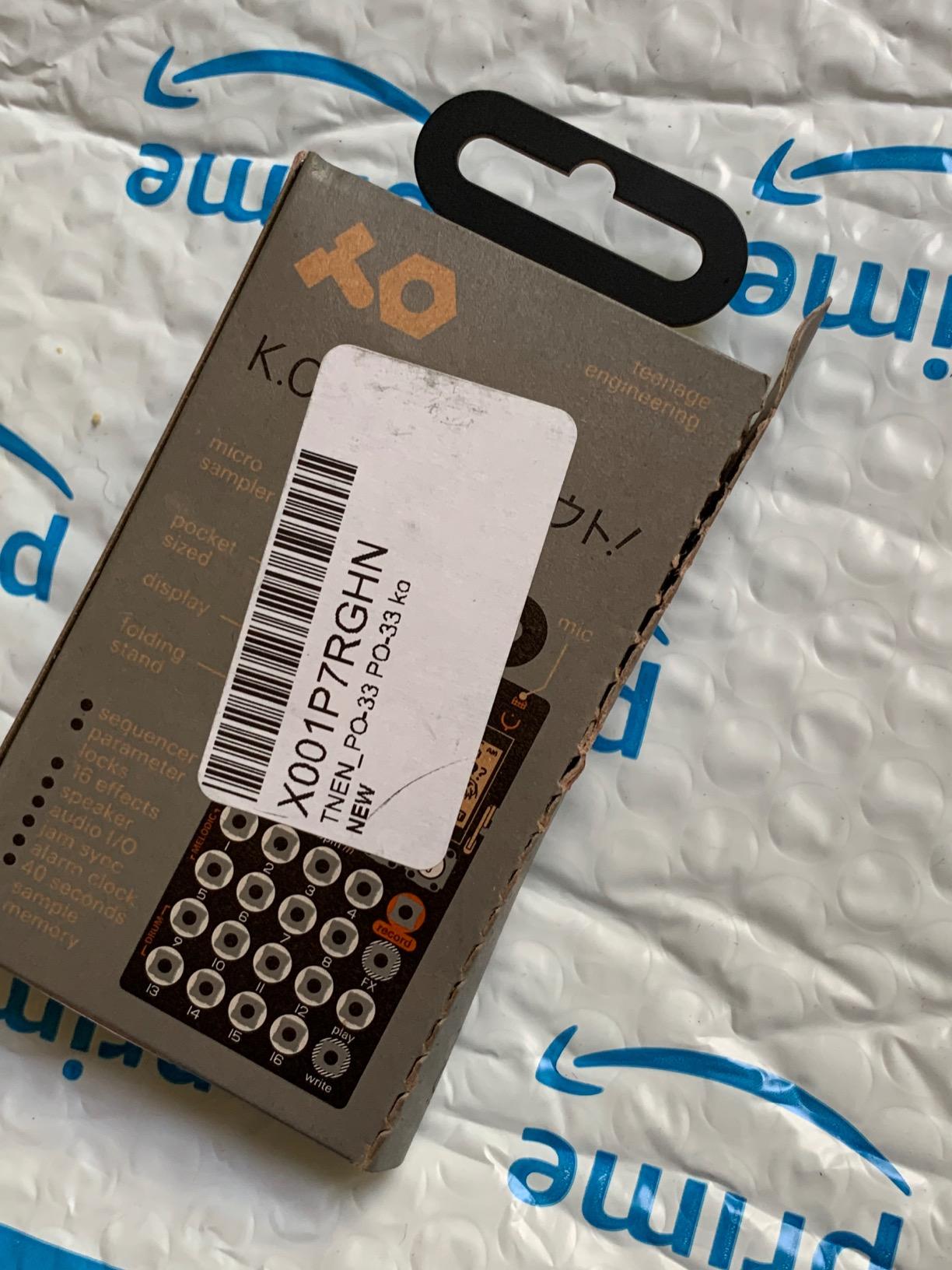 teenage engineering pocket operator PO-33 K.O.! micro sampler and drum machine with built-in microphone, sequencer and effects customer photo 2