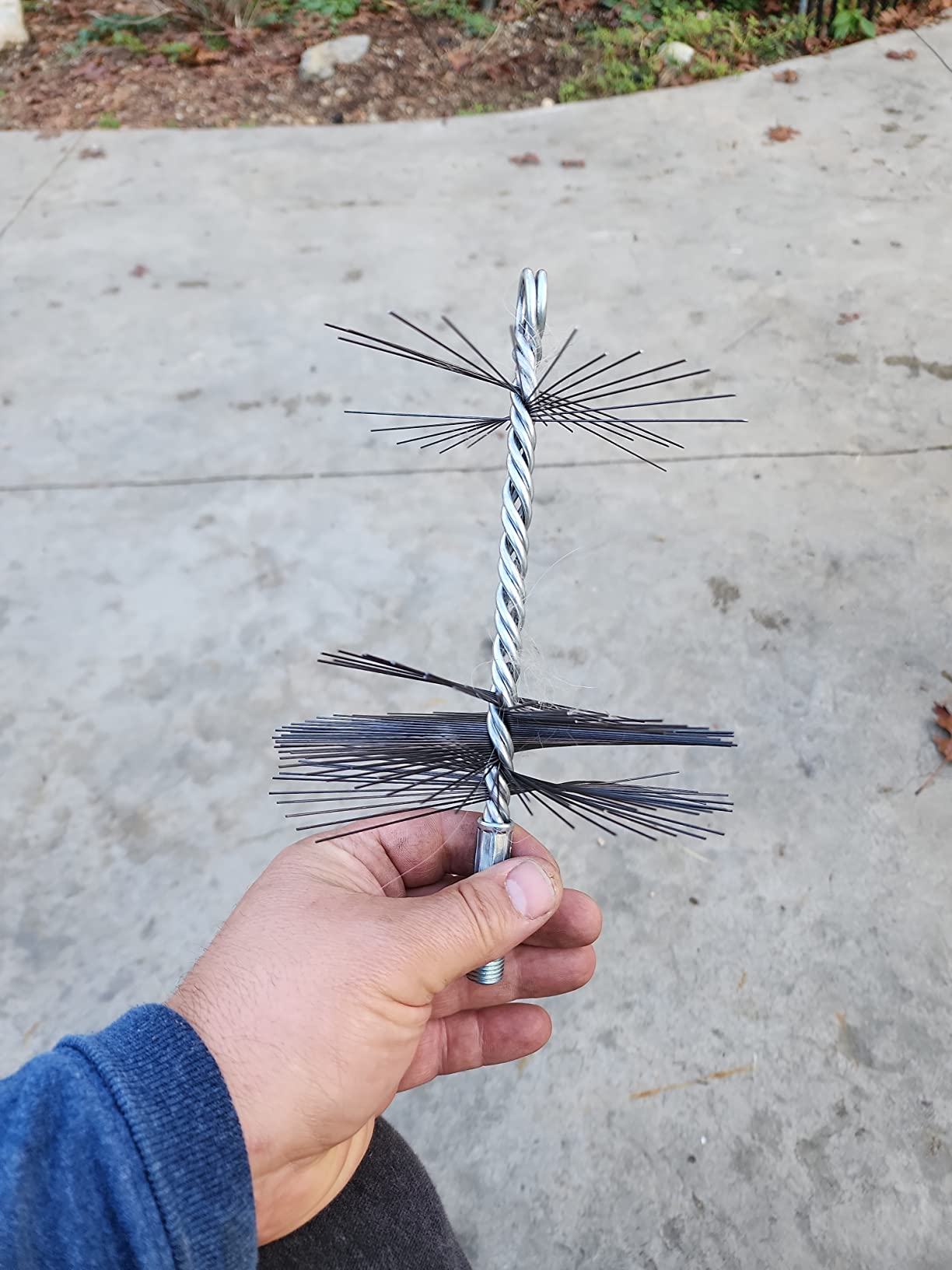 Midwest Hearth Wire Chimney Cleaning Brush (8-Inch Round) Made in USA customer photo 2