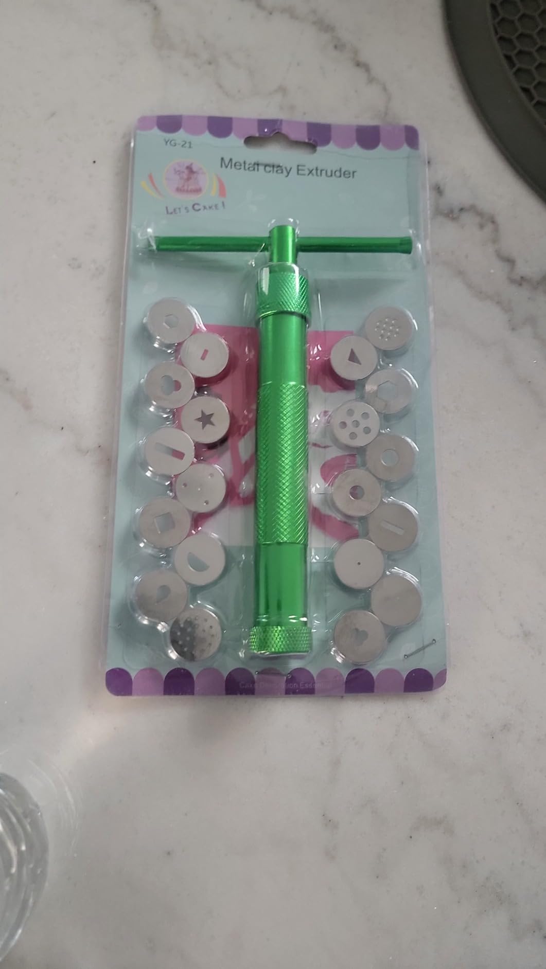 mofa Professional Ultimate Clay Extruder,Clay Extruder Gun with 20 Tips Sugar Paste Extruder Cake Decor Tools customer photo 1