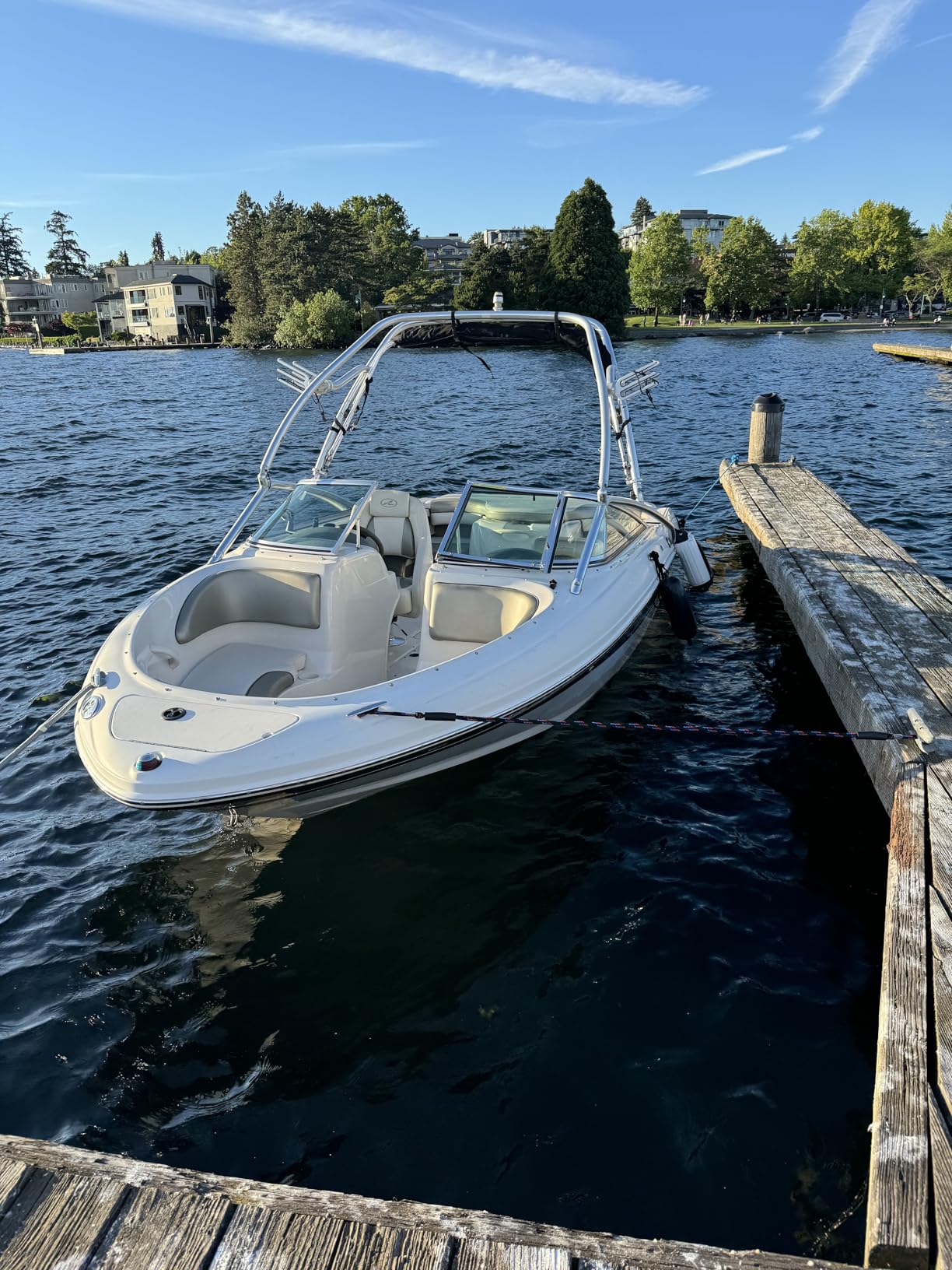 Bungee Dock Lines for Boats, Quick Connect No Knots, Shock Absorbing Mooring Lines, Boating Gifts for Men, Boat Accessories for Pontoon, Bass Boat, Jet Ski customer photo 1