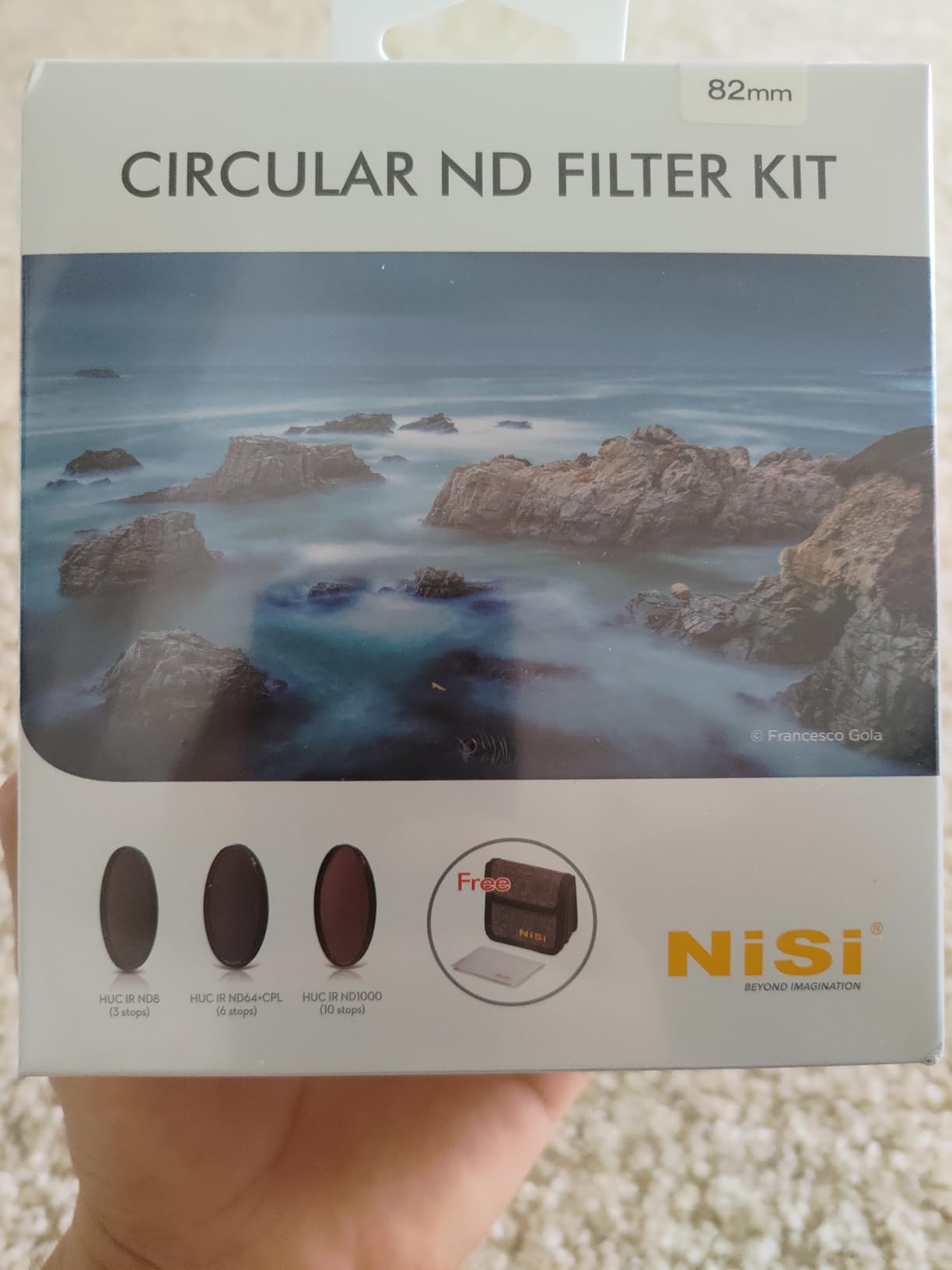 NiSi 77mm Circular ND Filter Kit - Neutral Density Camera Lens Filters ND8 (3 Stop), ND64+CPL (6 Stop) and ND1000 (10 Stop) with 4-Pocket Case and Cleaning Cloth customer photo 1