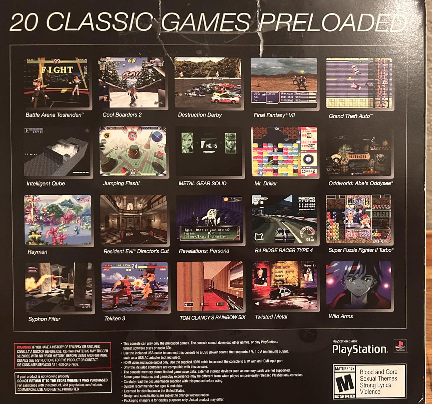 Sony PlayStation Classic Console with 20 PlayStation Games Pre-Installed Holiday Bundle customer photo 1