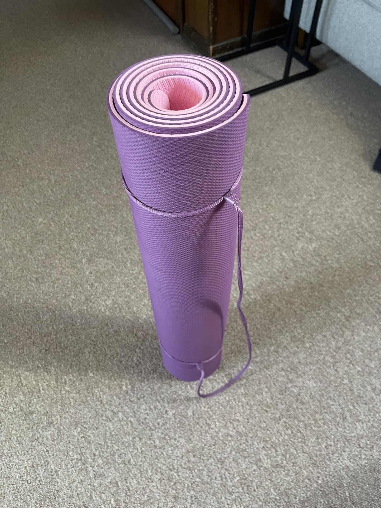 Ewedoos Eco Friendly Yoga Mat Thick TPE Yoga Mat Non Slip Anti-tear Exercise Workout Mat customer photo 2