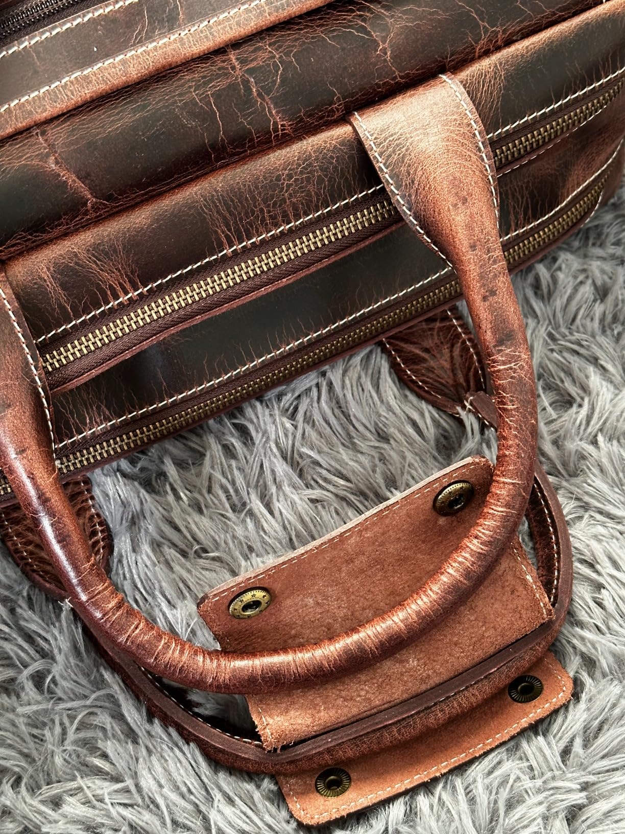 Buffalo Leather Pilot Bag customer photo 2