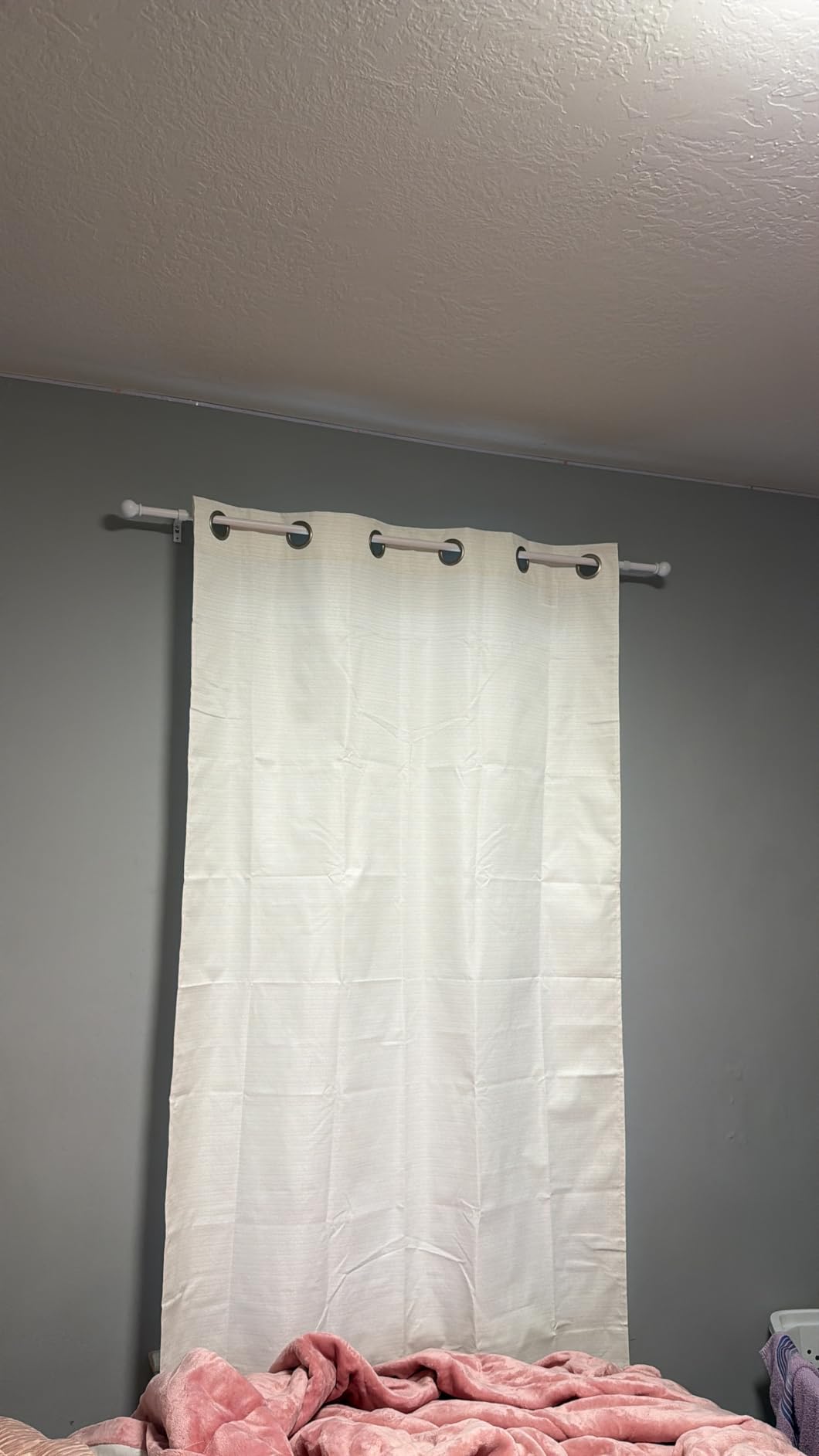 Sun Zero Cooper Thermal Insulated Energy Efficient Grommet Curtain Panel, Pearl White, 40W x 84L (1 Panel) customer photo 1