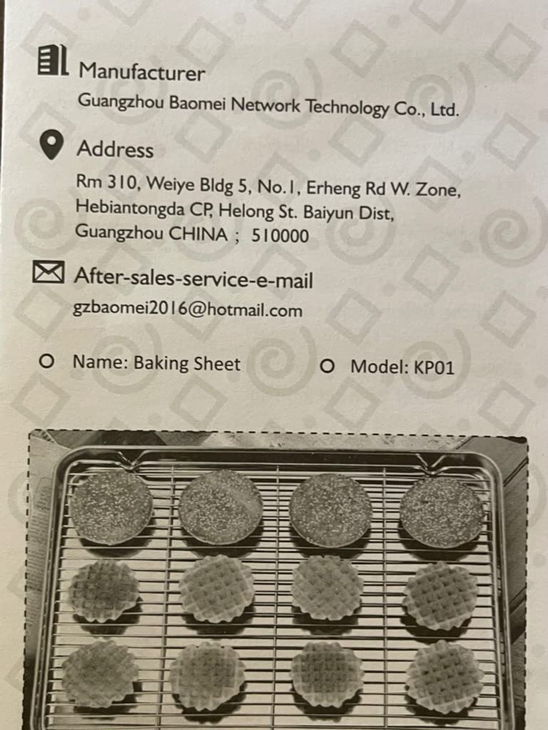 Wildone Baking Sheet & Rack Set [2 Sheets + 2 Racks], Stainless Steel Cookie Pan with Cooling Rack, Size 16 x 12 x 1 Inch, Non Toxic & Heavy Duty & Easy Clean customer photo 1
