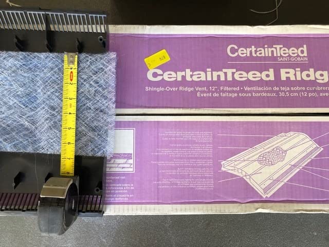 CertainTeed 12in. Filtered Ridge Vent (Carton of 10 Pieces) customer photo 1