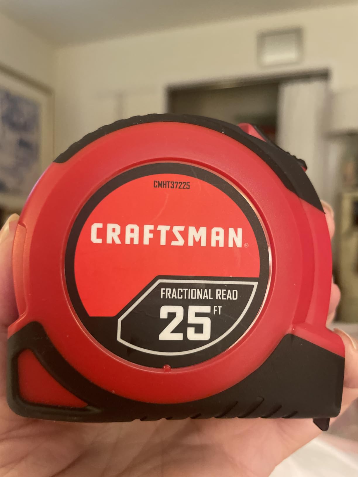 Craftsman 25-Ft Tape Measure with Fraction Markings, Retractable, Self-Locking Blade (CMHT37225) customer photo 1