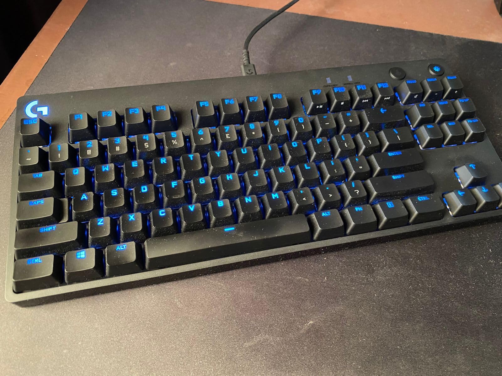 Logitech PRO Mechanical Gaming Keyboard, Ultra Portable Tenkeyless Design, Detachable Micro USB Cable, 16.8 Million Color LIGHTSYNC RGB Backlit Keys customer photo 1