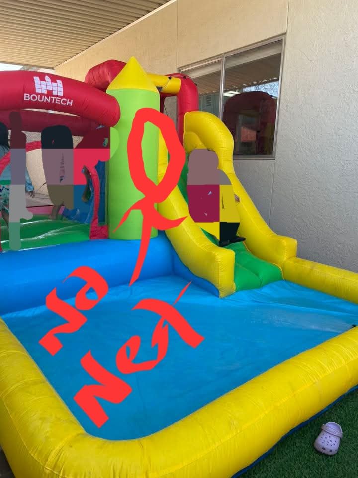Costzon Inflatable Water Slide, 12 x9FT Kids Water Park Jump Castle Wet Dry with Splash Pool, Water Slides Inflatables for Kids Backyard Party, Blow up Outdoor Water Slide Bounce House customer photo 1