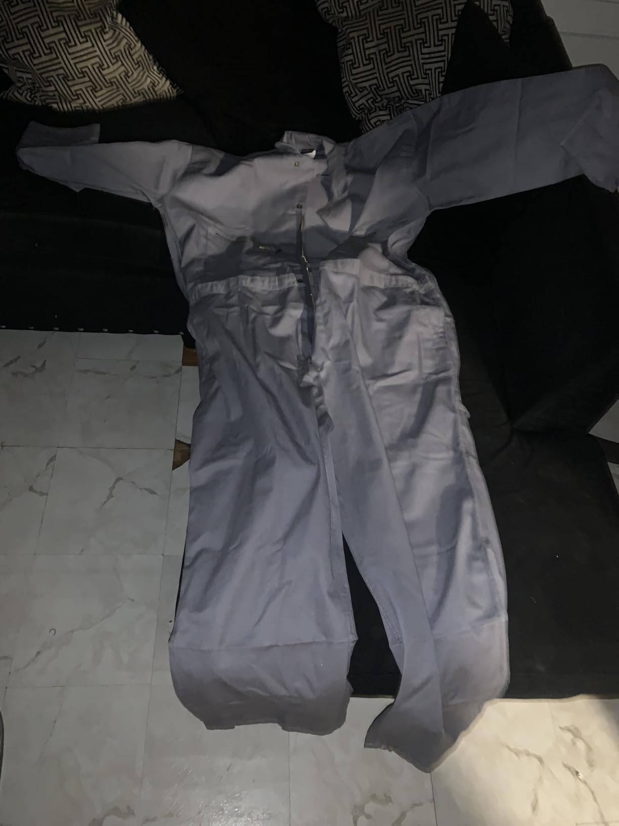 Kolossus Pro-Utility Cotton Blend Long Sleeve Coverall with Zippered Frontal Pockets customer photo 1