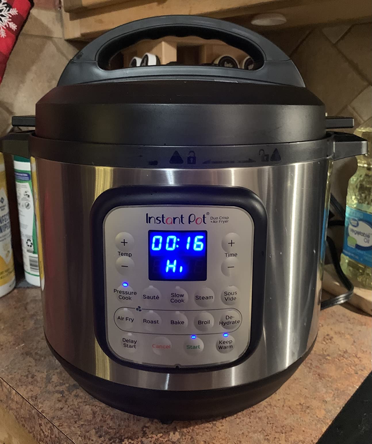 Instant Pot Duo Crisp 11-in-1 Air Fryer and Electric Pressure Cooker Combo with Multicooker Lids, 8QT customer photo 1